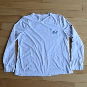 Vineyard Vines Long Sleeve Tee T-Shirt Size XL White